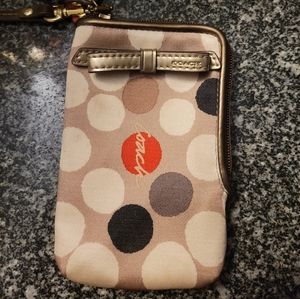Coach wristlet